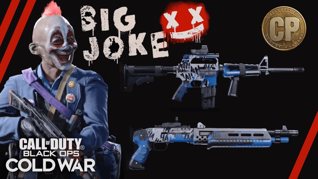 Big Joke Bundle - Baker Clown, Fool Proof & Punchline Blueprints, Cheap Shot Finishing Move & MORE!