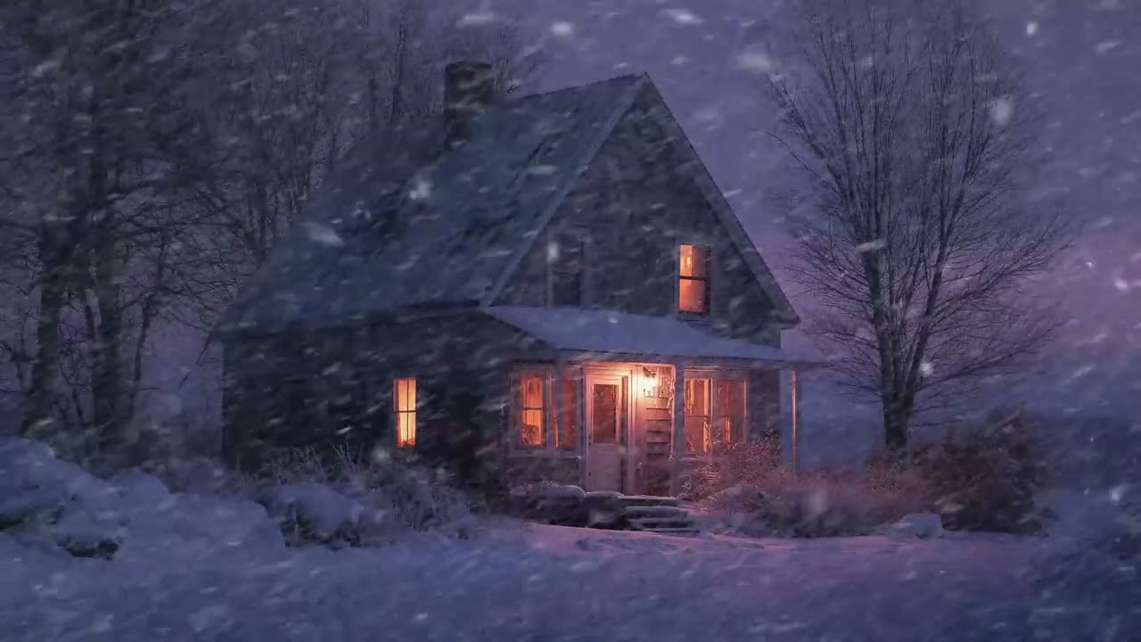 Cold Winter Sounds | Snowstorm & Blizzard Atmosphere | Deep Relaxation (No Ads)