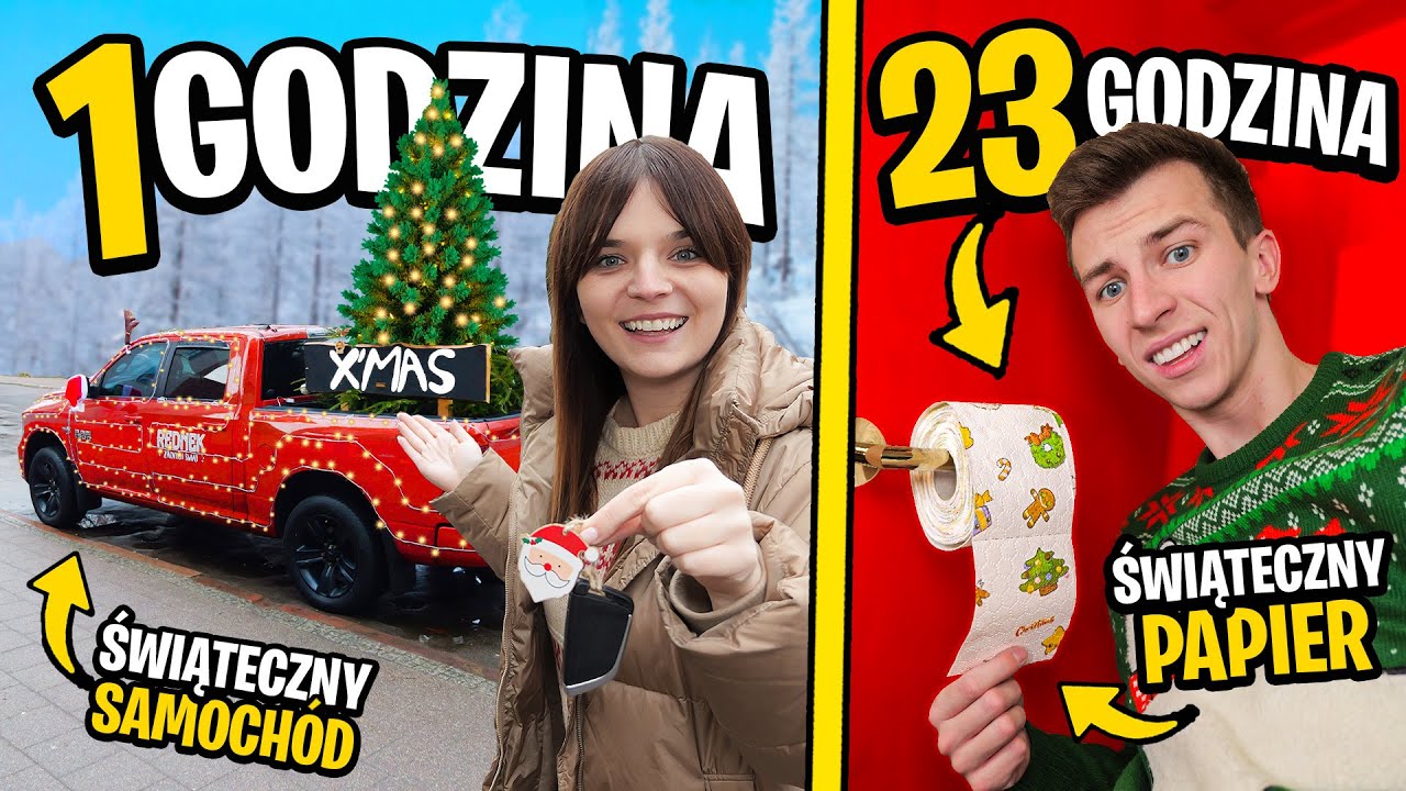 PRZEZ 24H UŻYWAMY I JEMY TYLKO ŚWIĄTECZNE RZECZY!