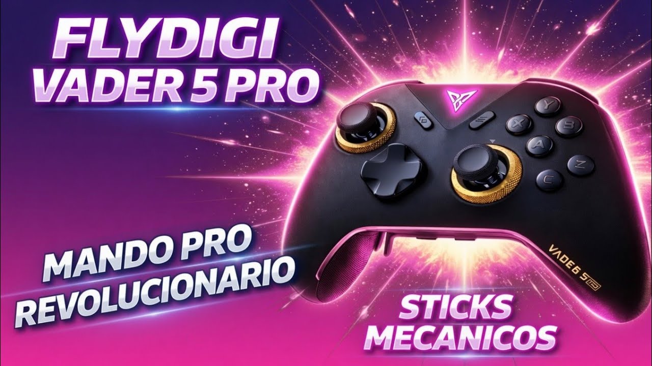 Flydigi Vader 5 Pro Review en Español 🕹️ Mando Pro COMPETITIVO REVOLUCIONARIO 🔥PC/Android/IOS/Switch