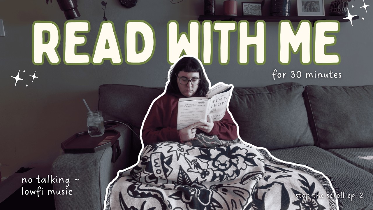 READ WITH ME for 30 minutes ☕️📚🫶🏻 cozy lofi reading music