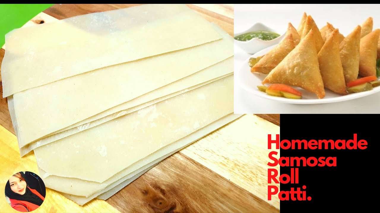 Homemade Easy Samosa/Roll Patti/Sheets Recipe! #easysamosapatti #rollwraps #samosasheets #rollpatti