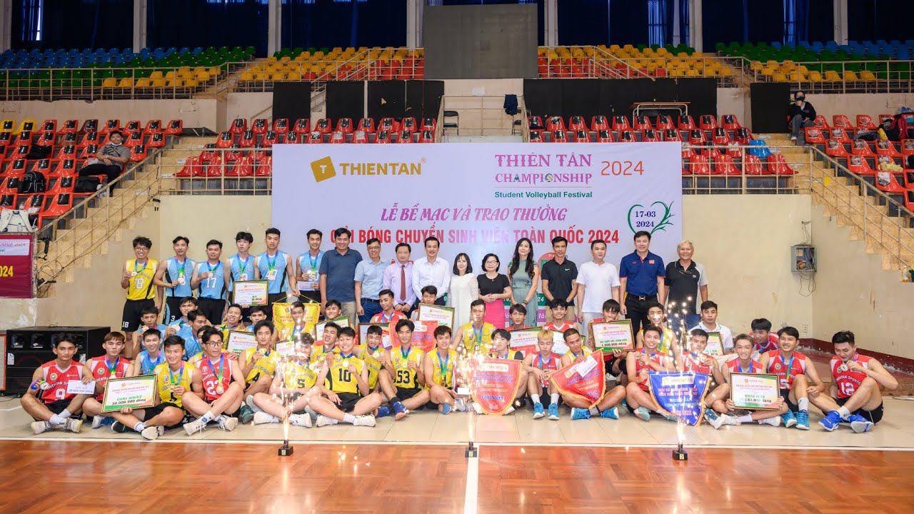 Lễ Bế Mạc và Trao Thưởng - GIẢI BÓNG CHUYỀN SINH VIÊN TOÀN QUỐC 2024. THIÊN TÂN CHAMPIONSHIP
