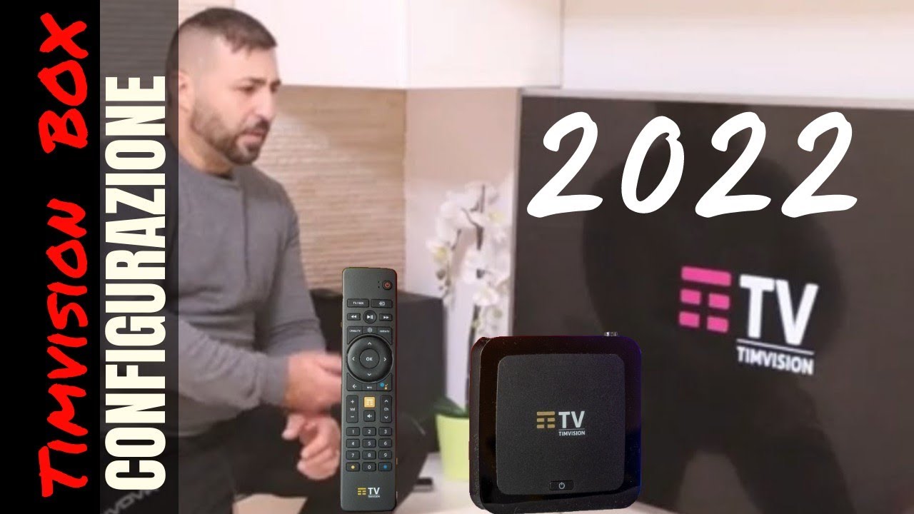 Configurazione Nuovo Timvision BOX  2022  Sagemcom Installazione Decoder TV box android TV DVB t2