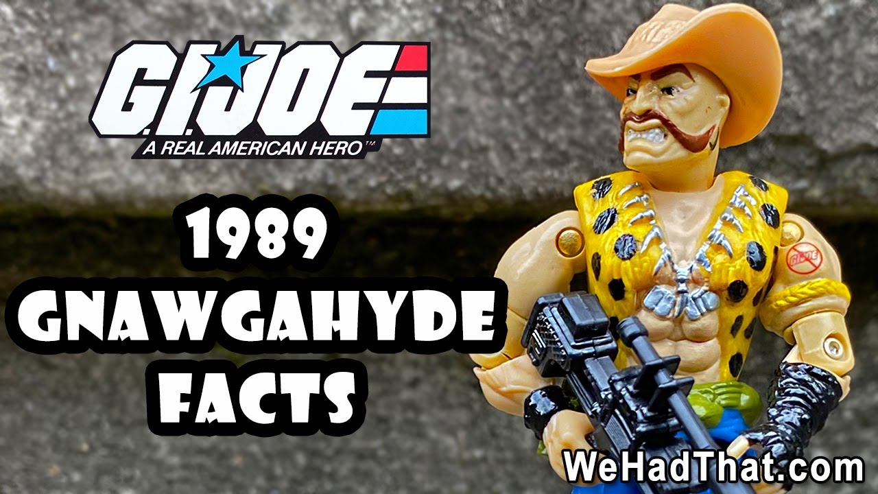 Обзор коллекционной фигурки G.I. Joe Gnawgahyde: Dreadnoks Poacher Vintage 1989 Hasbro Action Fig...