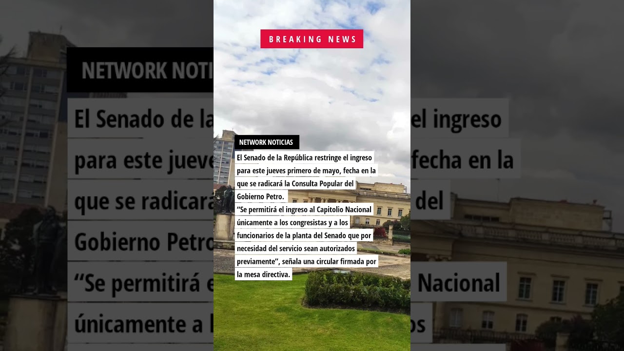😵SENADO IMPIDI&Oacute; LA ENTRADA DEL PRESIDENTE🚨 #1mayo