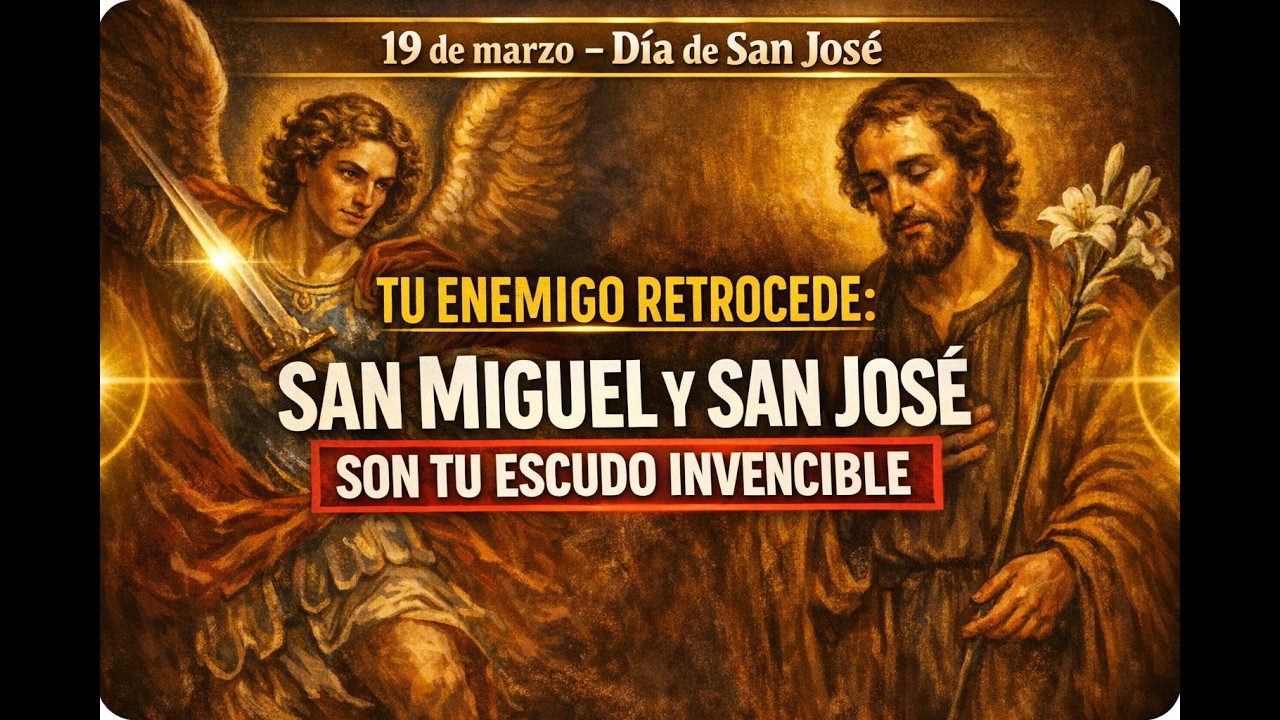 Oración Milagrosa: San Miguel y San José, escudo invencible contra toda oscuridad