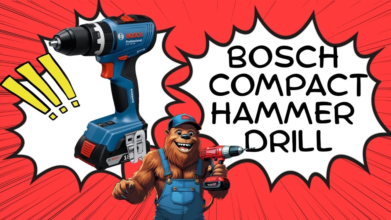 Bosch’s NEW 18 Volt Compact Hammer Drill (GSB18V-65) #boschpowertools #tools #toolsteam #diy #drill 