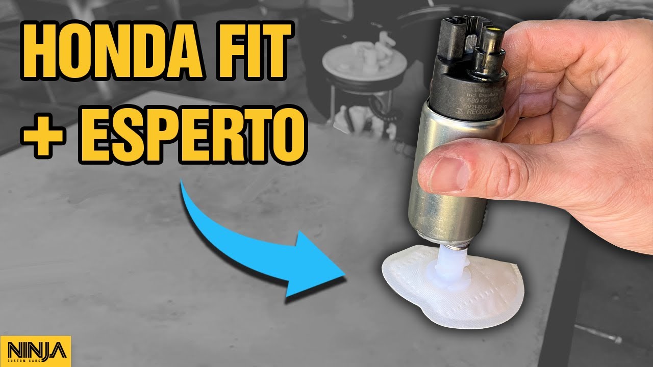Troca do FILTRO da BOMBA de COMBUSTÍVEL - Honda FIT 2003 a 2008 1.4 e 1.5