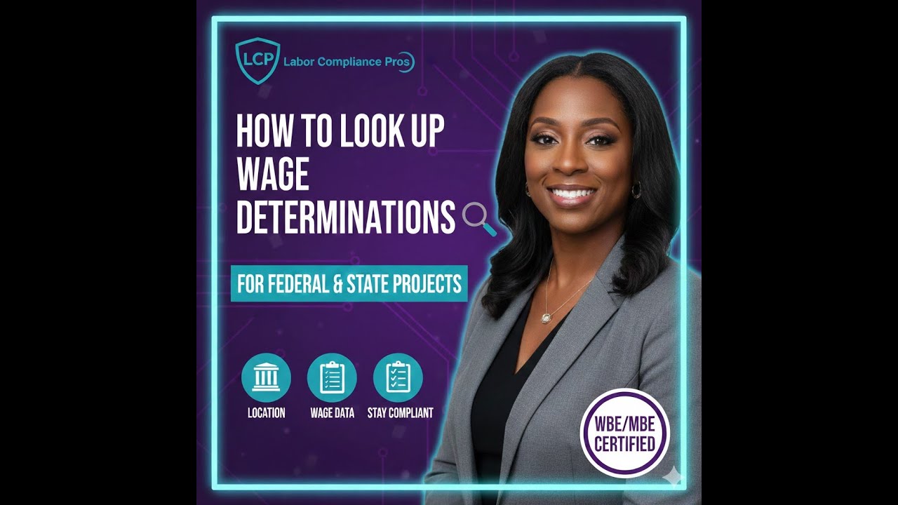 How to Look Up Wage Determinations for Projects 🔍