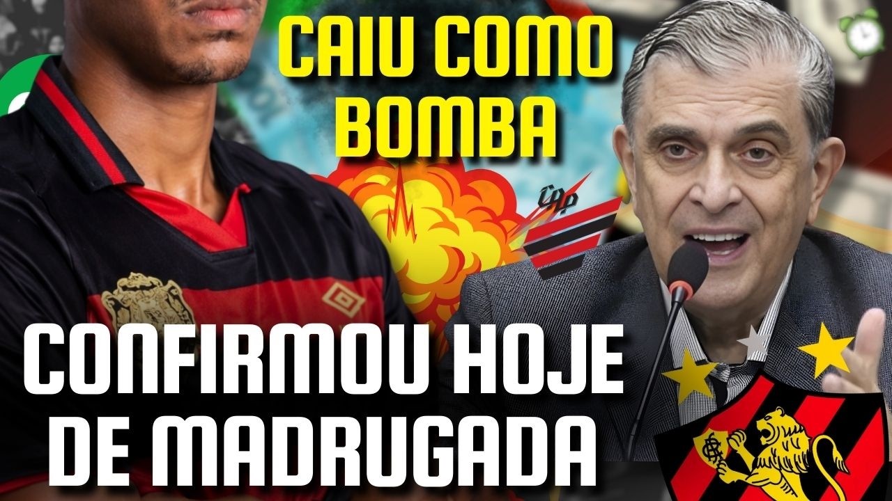 💣 BOMBA: ATHLETICO PARANAENSE VEM A RECIFE PARA TENTAR LEVAR JOGADOR DO SPORT! PROPOSTA VEM?