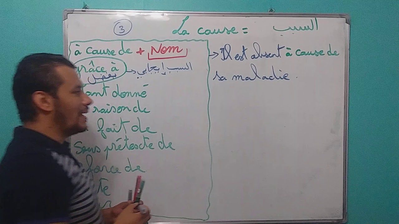 La cause -الجزء 2 - جميع الشعب  : السبب les relations logiques