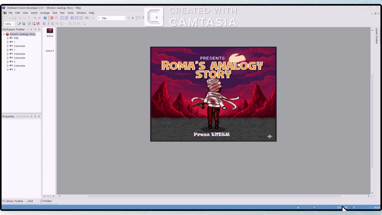 Roma's Analogy Story #1 Clickteam fusion