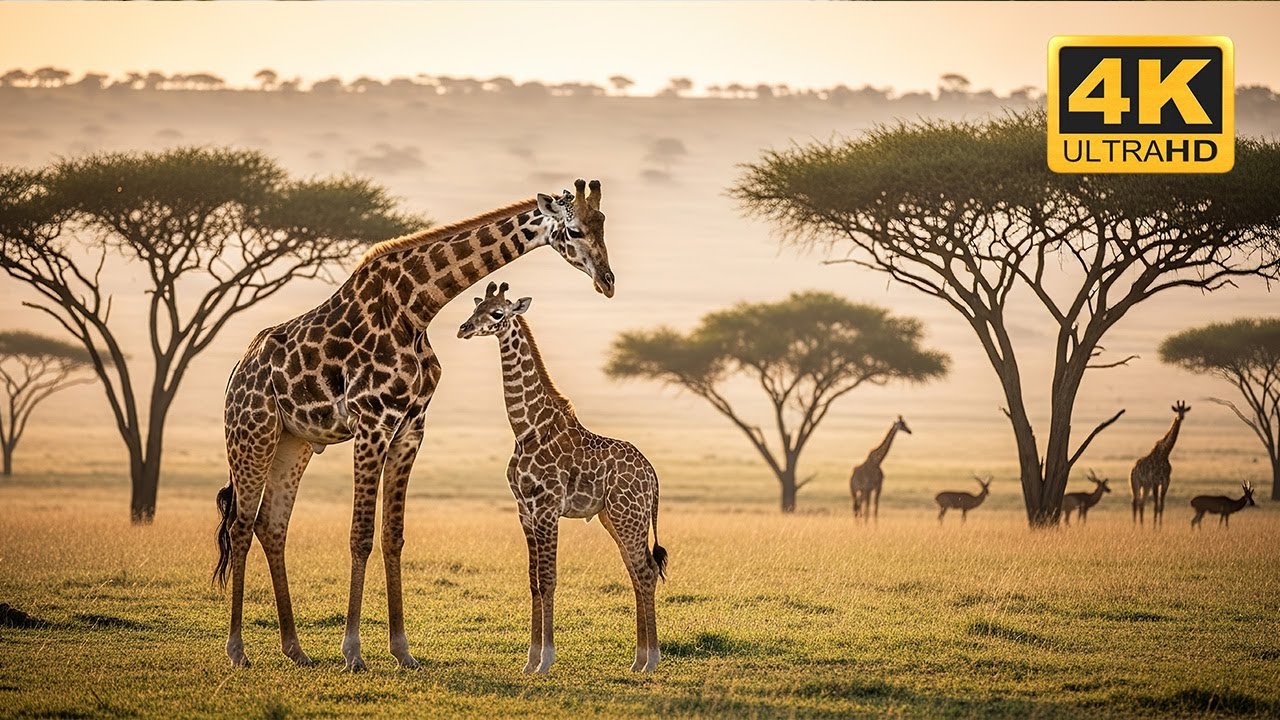 4K Wildlife Wonders – Peaceful Nature Views with Calming Piano & Guitar Melodies