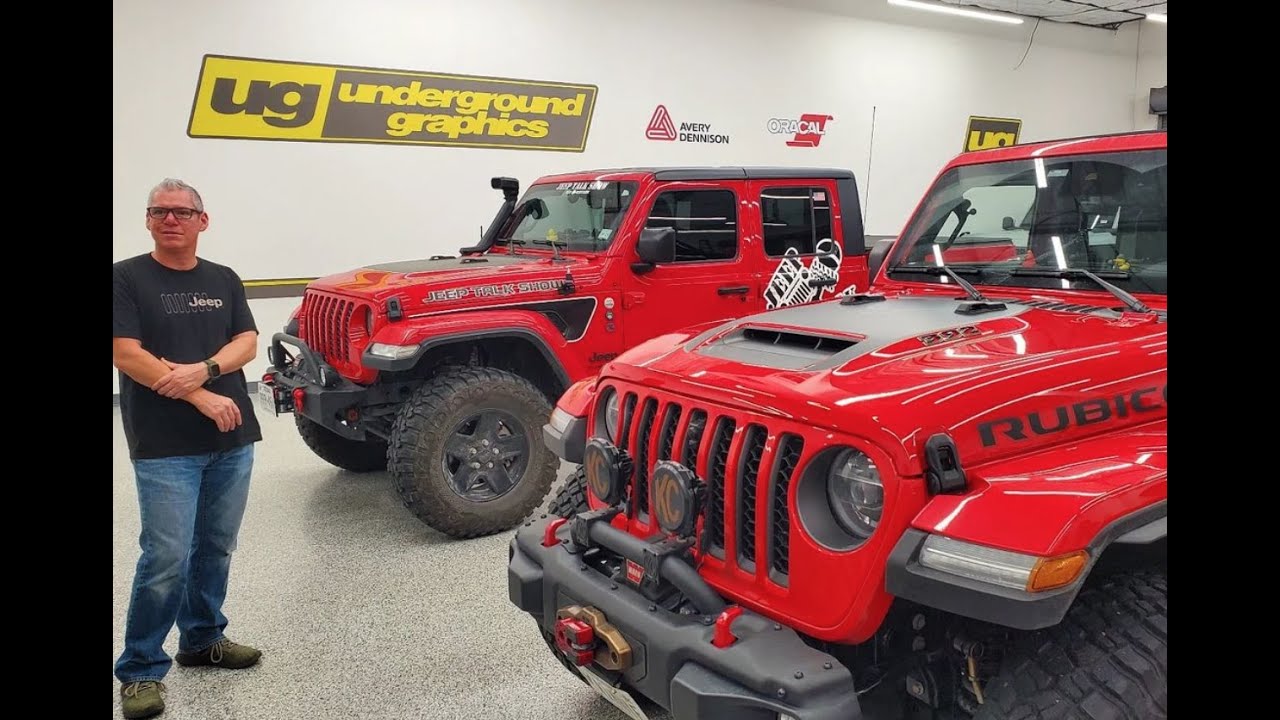 Underground Graphics Jeep 392 custom vinyl graphics install