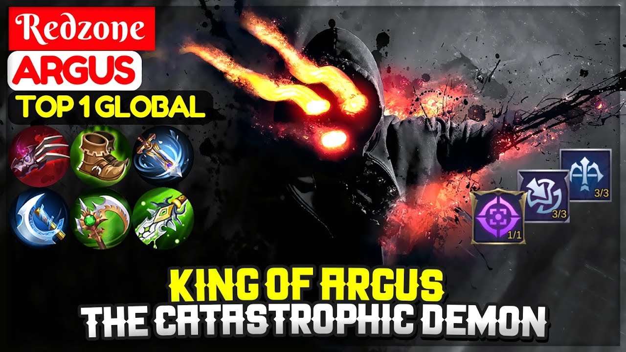 King of Argus, The Catastrophic Demon [ Top 1 Global Argus ] Redzone - Mobile Legends