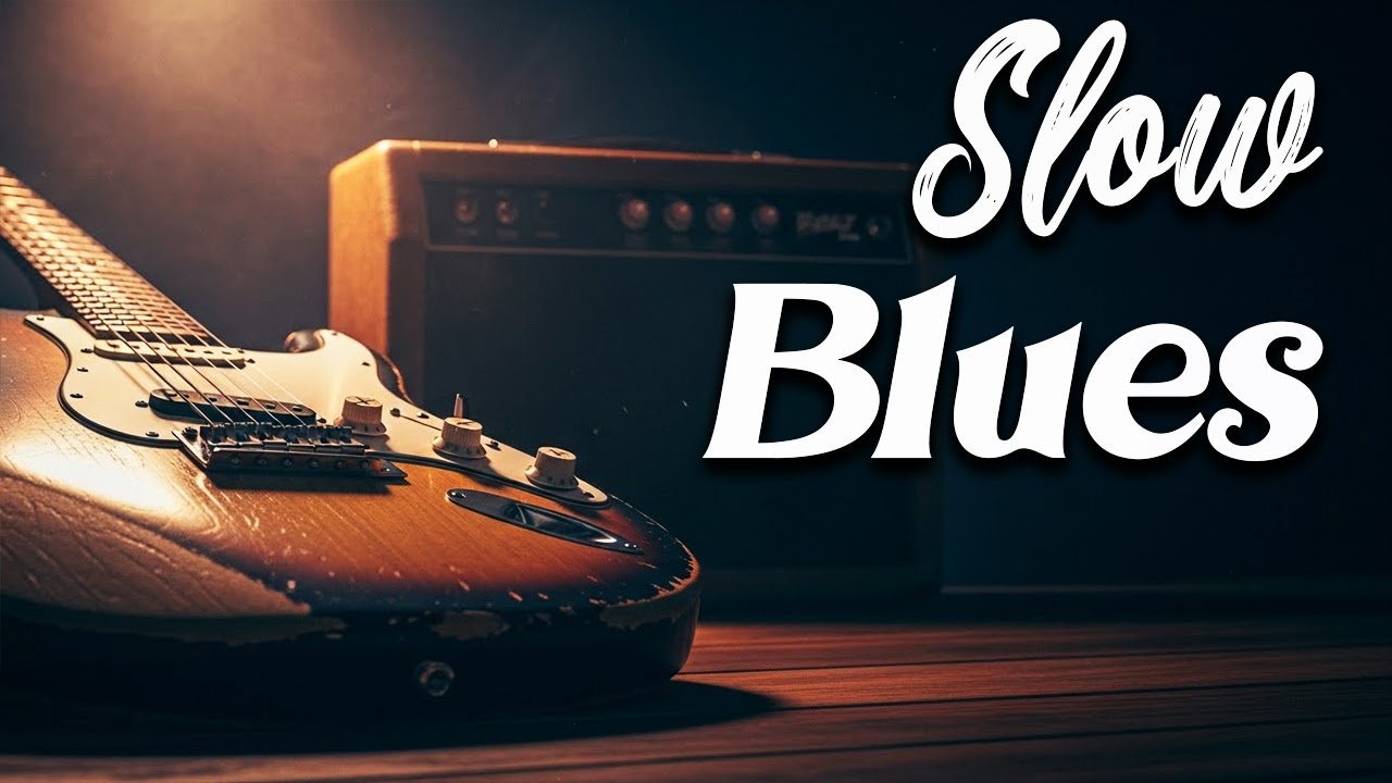 🌧️ Weeping Slow Blues for Long Rainy Highway Drives | Slow Blues Room