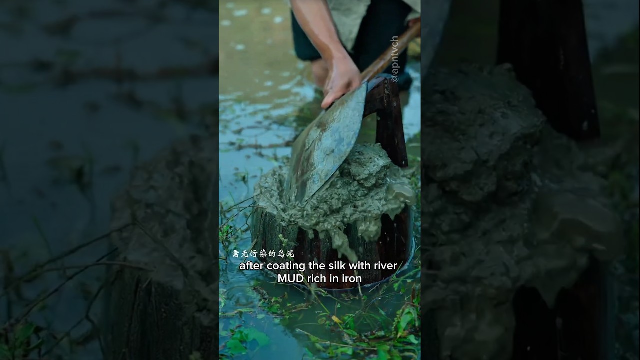 Ever Seen Fabric Dyed with River Mud?