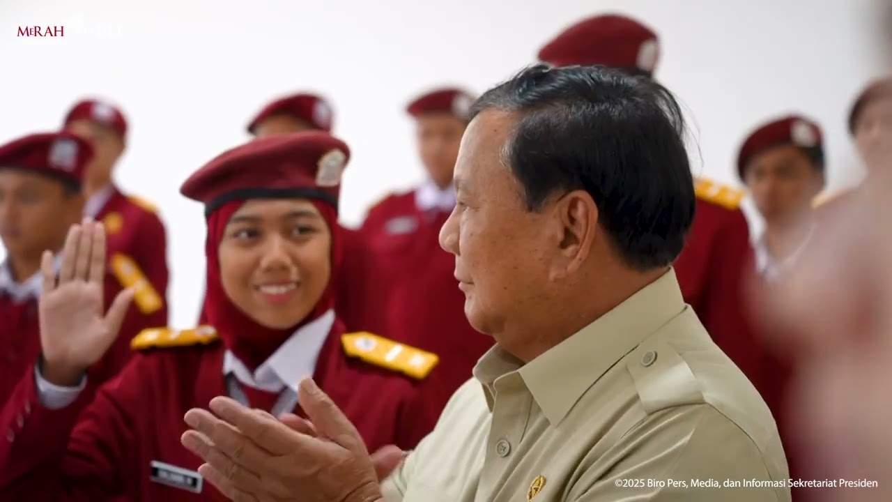 Presiden Prabowo Tinjau Sekolah Rakyat Menengah Atas Margaguna, Jakarta Selatan,11 September 2025