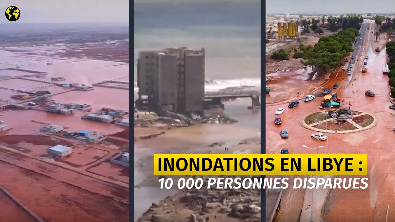 Les images des inondations catastrophiques en Libye