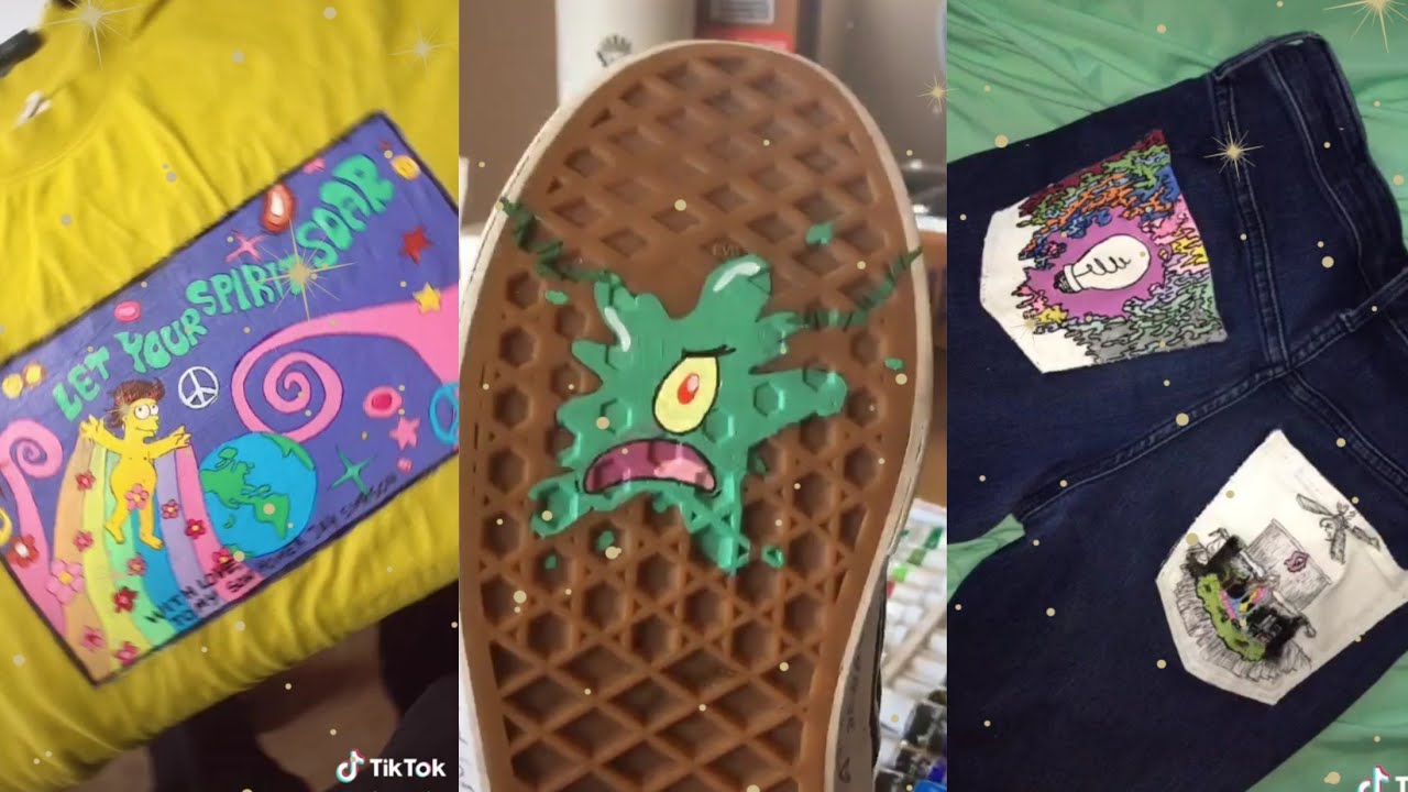 painting on clothes compilation /tiktok/