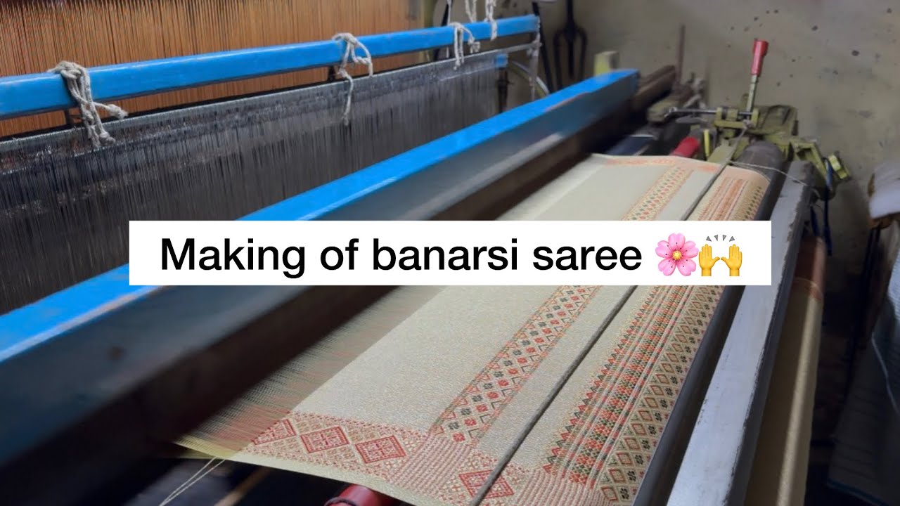 बनारसी साड़ी 🥻 आज हम आपको दिखाते है कैसे बनती है बनारसी साड़ी GI tag product of india 