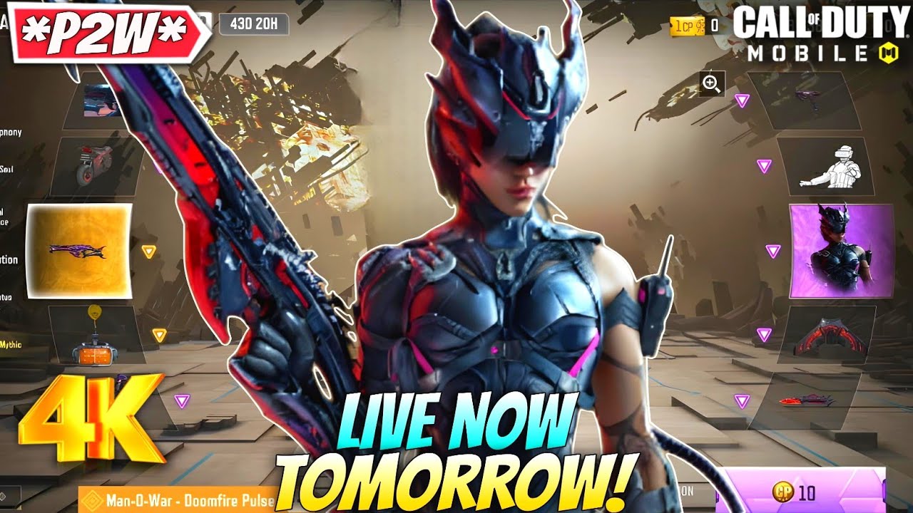 *P2W* Rewired Draw! Release On Tomorrow| Man-o-War Doomfire Pulse & Girasol Draegon Flux | CODM S3