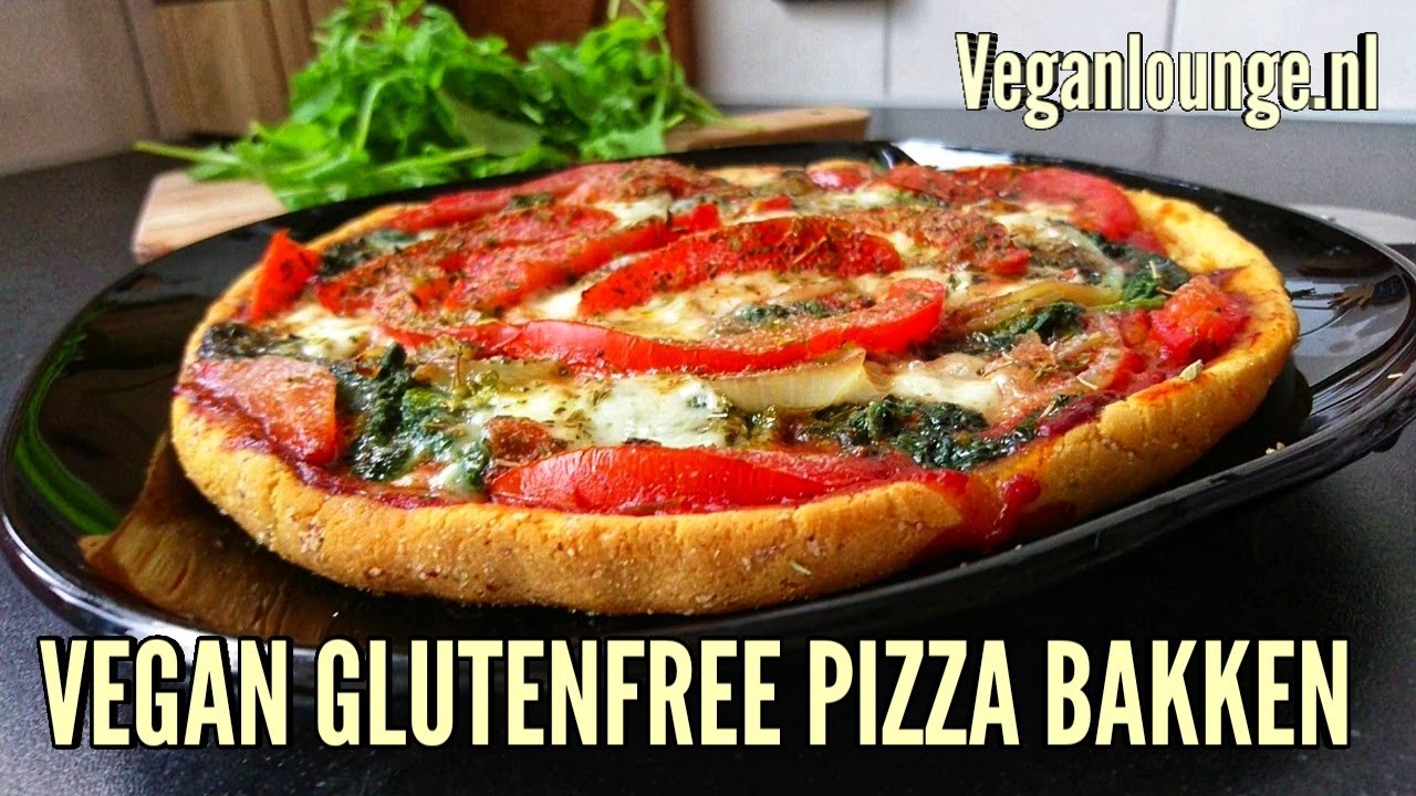 VEGAN PIZZA RECEPT | GLUTENVRIJ EN LEKKER🍕🌱