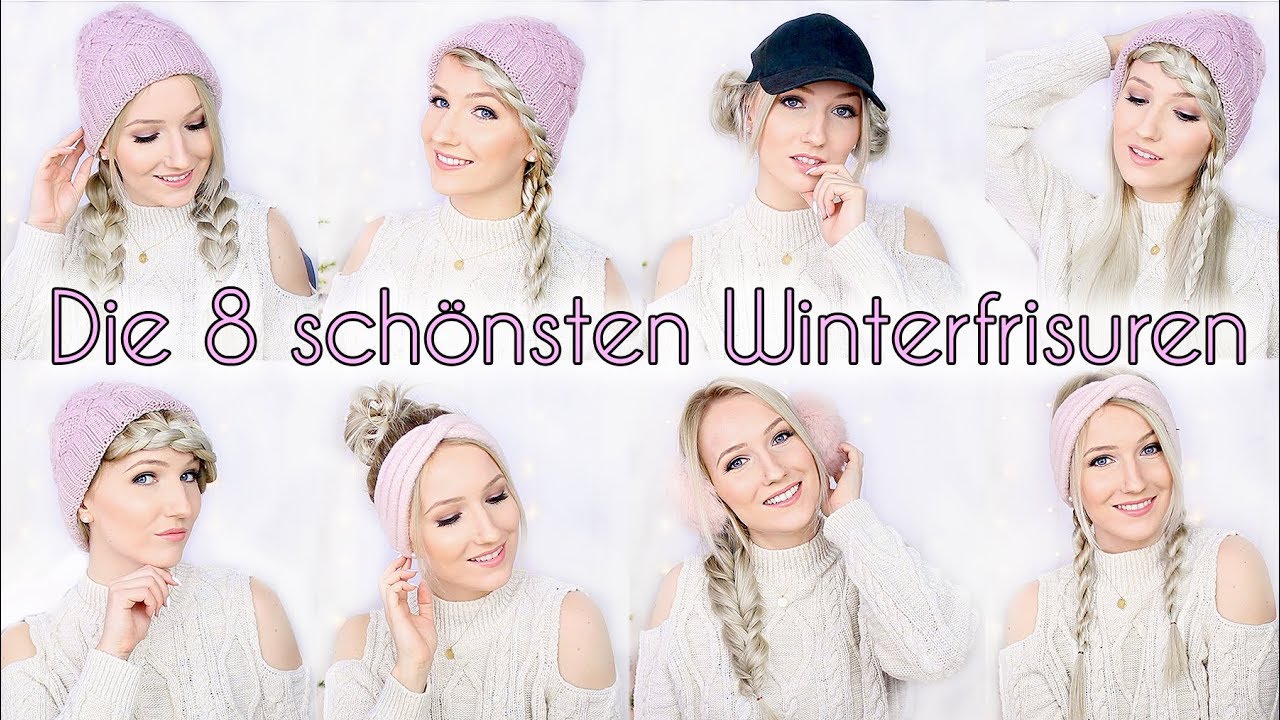 Die 8 SCHÖNSTEN WINTERFRISUREN MIT MÜTZE, STIRNBAND & Co - TheBeauty2go