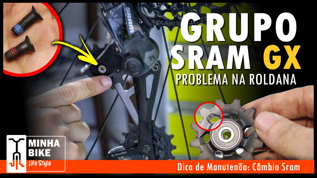 PROBLEMA COM AS ROLDANAS DO CÂMBIO SRAM GX E SRAM NX - Minha Bike Life Style