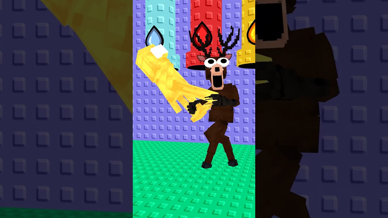 help brainrot vs deer find the best color in color mix challenge | steal a brainrot animation