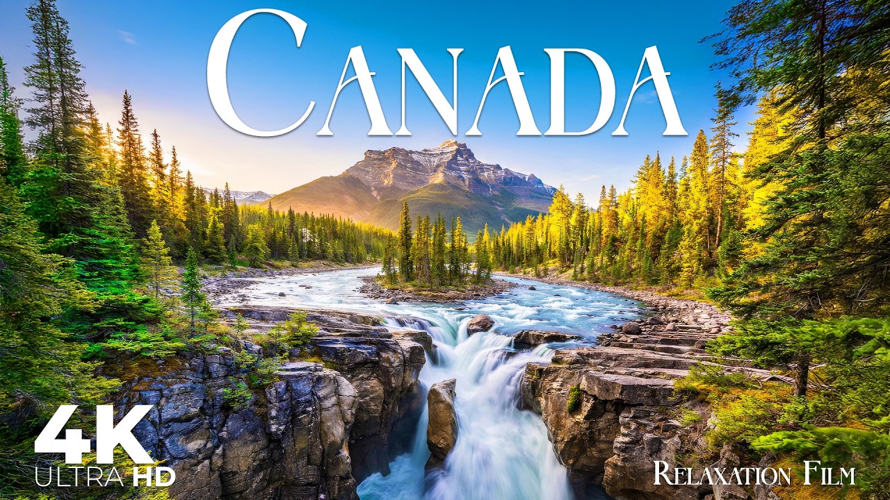 Canada 4K • Peaceful Nature Relaxation Film with Deep Calming Music | Ultra HD Video