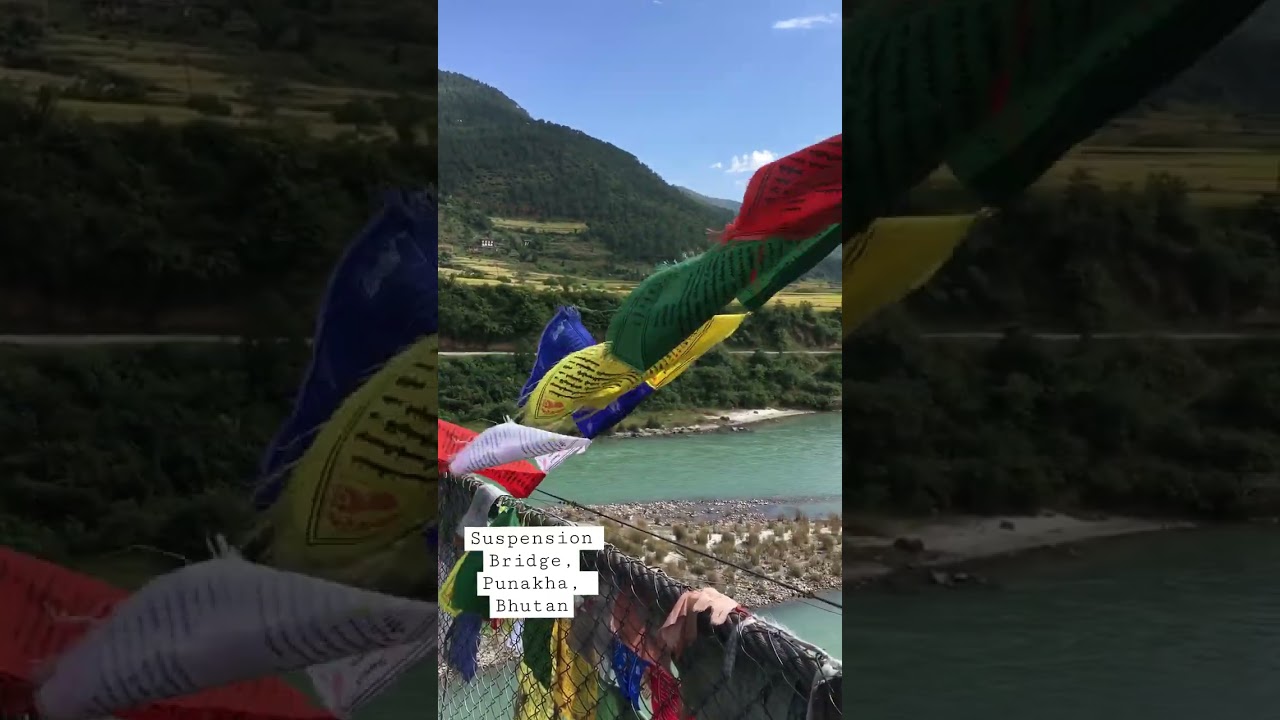 Suspension Bridge, Punakha, Bhutan