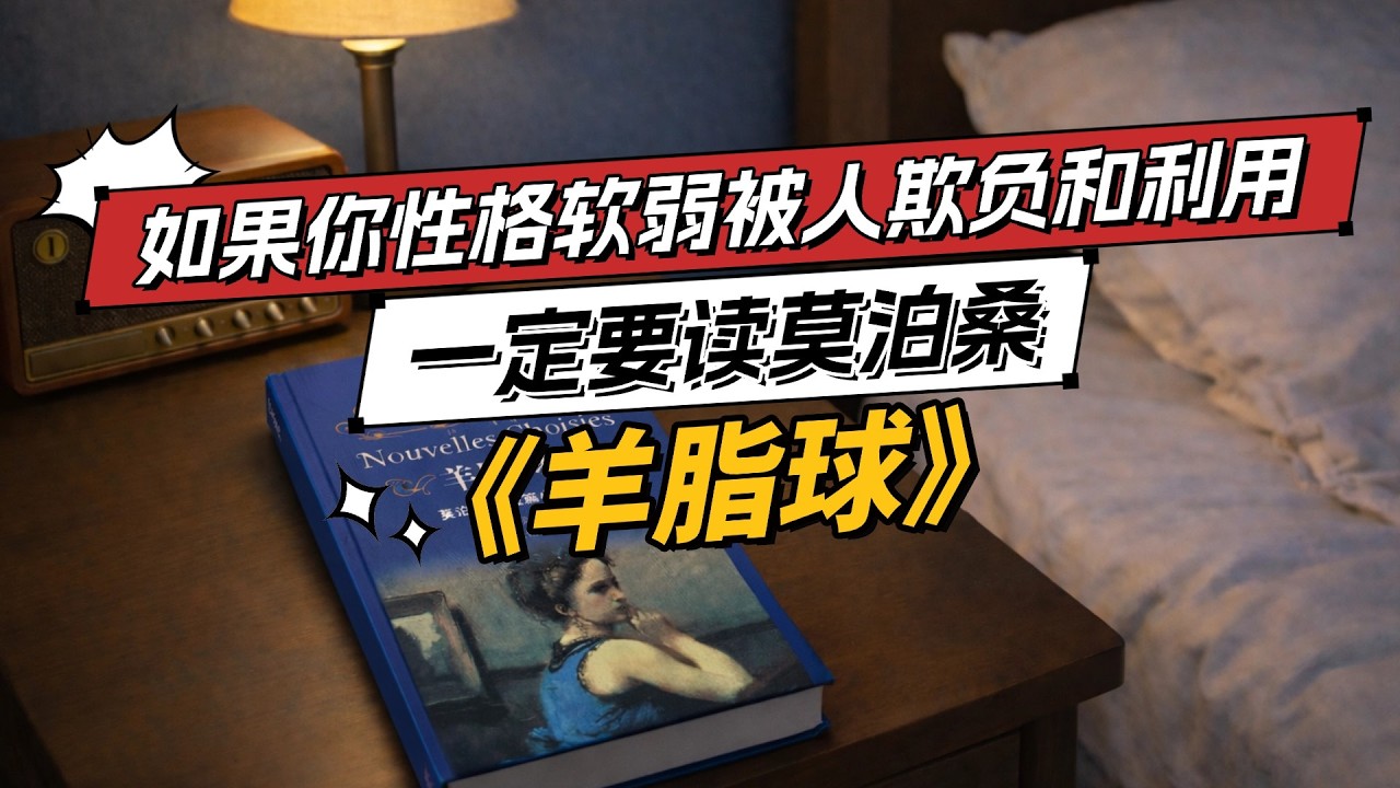 解讀經典名著莫泊桑《羊脂球》| 如果你經常被人玩弄、利用、欺負、背叛、傷害？當所有人都說「為了大局」，被犧牲的那個人，可能就是你 | 你的退讓，不一定換來尊重，只可能換來更多要求 | 愛問書館