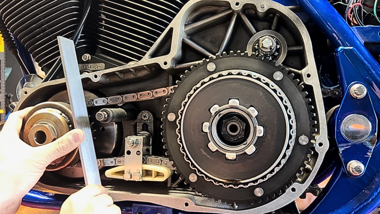 Выравнивание первичного привода Harley Evo