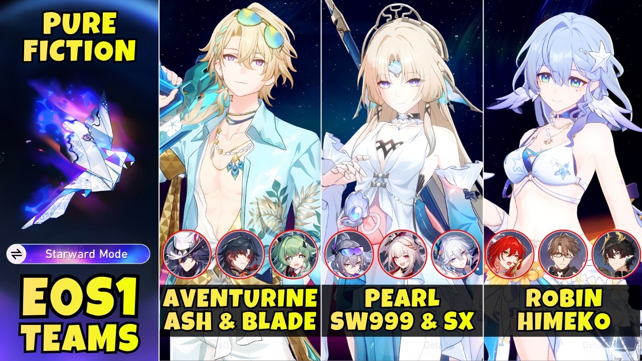 [V2] Pearl x Silver Wolf LV.999 & Sparxie: E0S1 Teams vs New Starward Pure Fiction | HSR 4.6