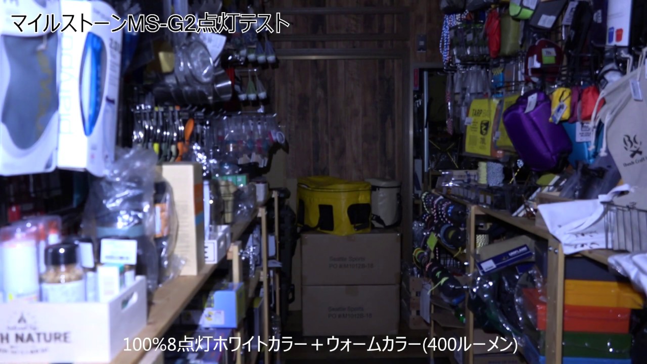 マイルストーン MS-G2の点灯テスト