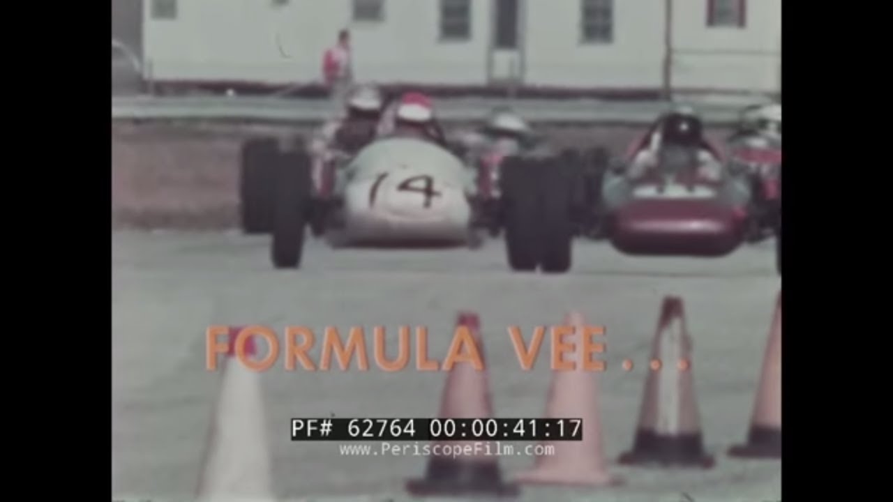 FORMULA VEE CLASS AUTO RACING  1970s PROMOTIONAL FILM 62764