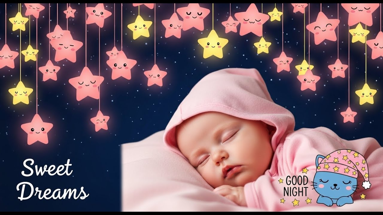 Sleep Music for Babies 🌛 Relax & Sleep 🌛 Mozart & Brahms Lullaby & Beat Insomnia