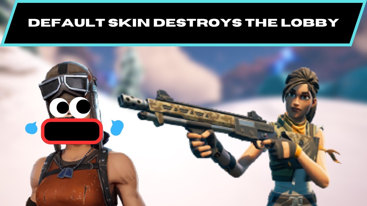 Noob or Pro: Playing Default Skin - Fortnite Mind Games