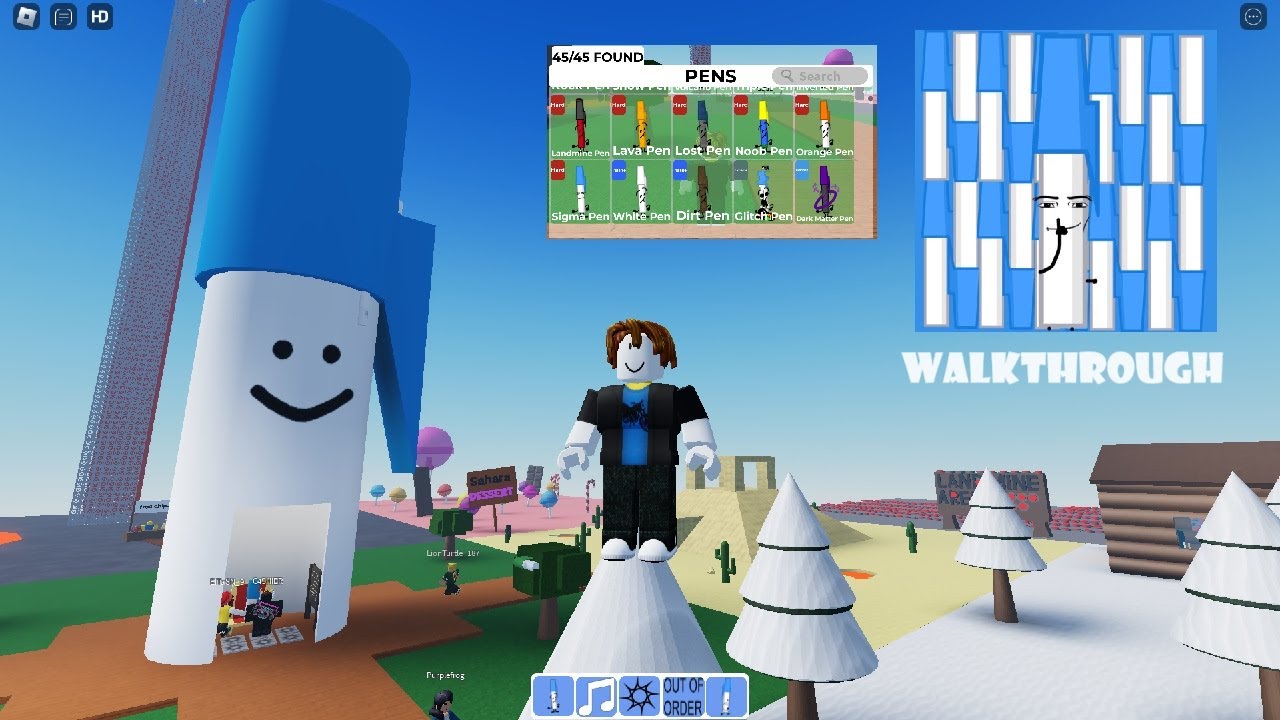 Find the Pens Walkthrough - All Pens Locations (Roblox)