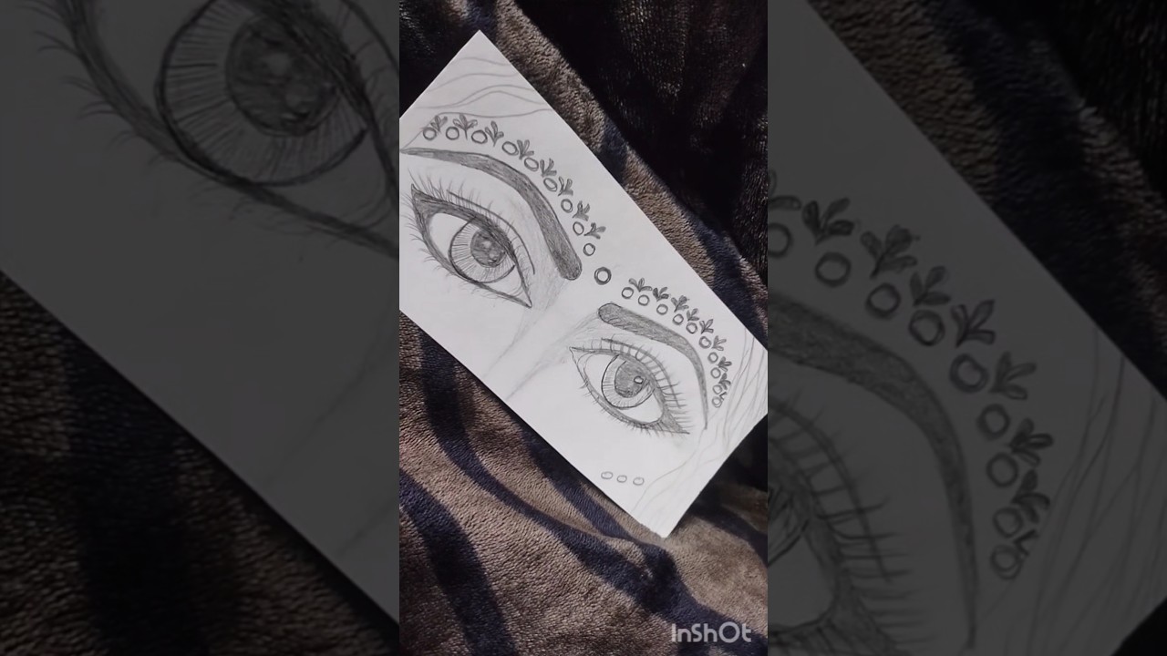 radherani eyes pencil drawing ♥️♥️ 