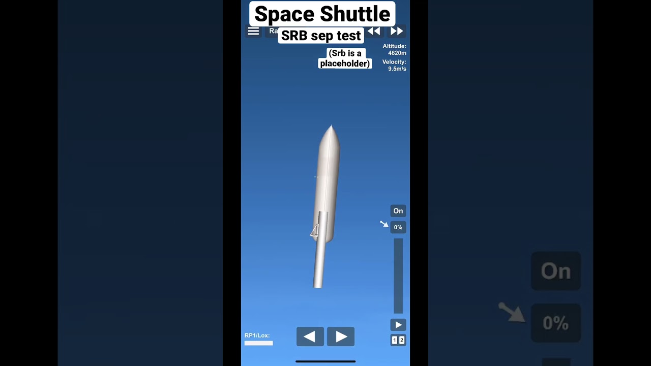 SRB Separation (Space Shuttle) no dlc