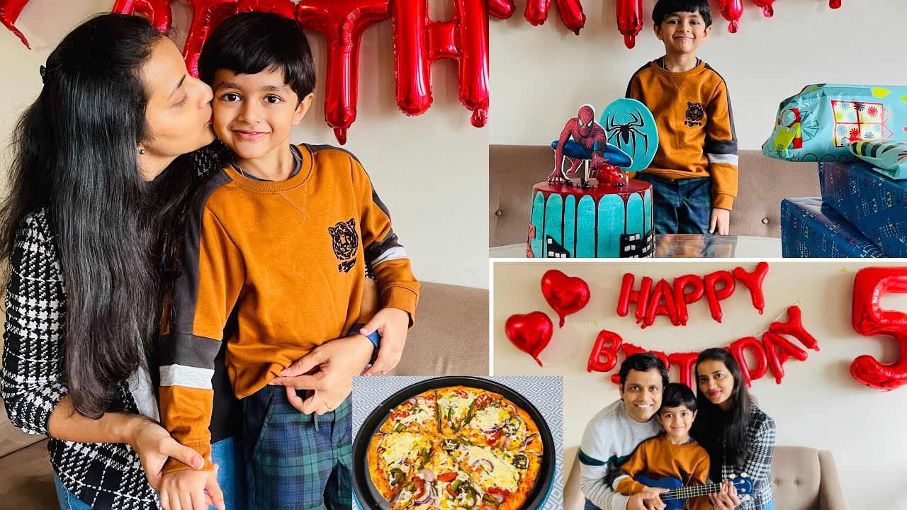 5 ನೇ ವರ್ಷಕ್ಕೆ 5Gifts ಬೇಕಂತೆ|Lockdown Birthdayಗಳು, Cakeಗಳು, Celebrationಗಳು, Yummy homemade Pizzaಗಳು
