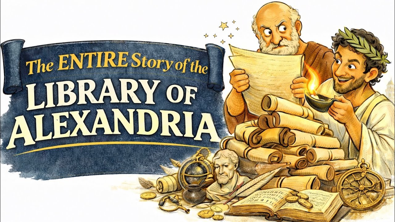 The ENTIRE Story of the Library of Alexandria