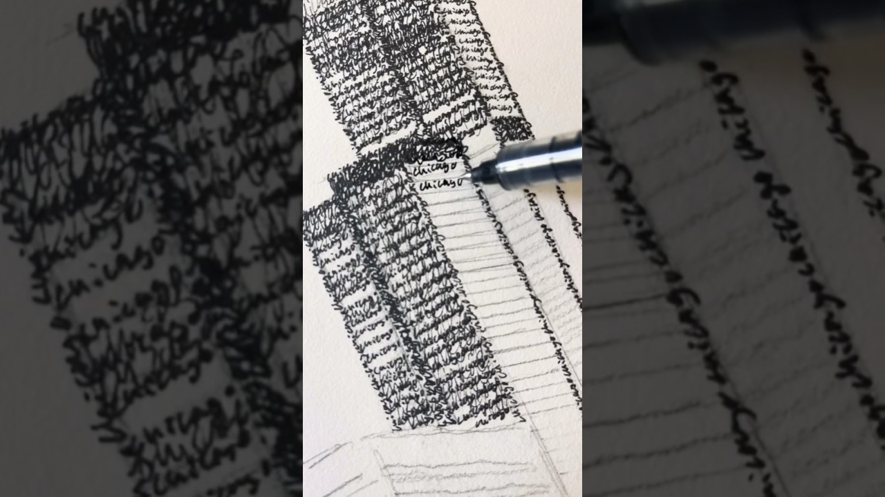 What city should I draw next? #chicago #cityscape #wordart #micrography #artist