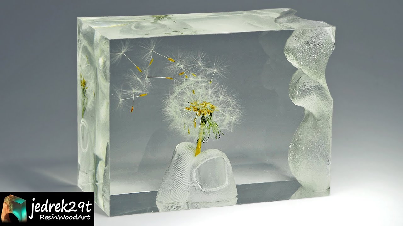 How To Make A Beautiful Dandelion Sculpture With Epoxy Resin. DIY a Simple Way / RESIN ART