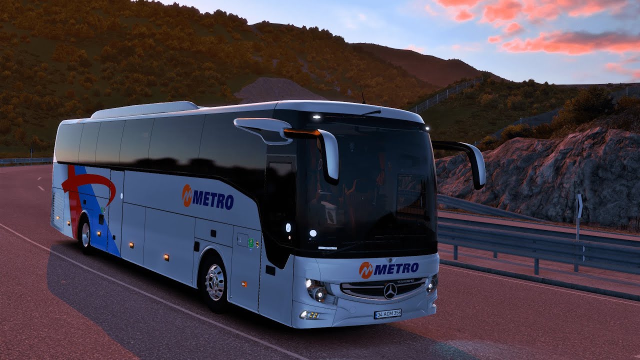 Ets2-1.49 | MB-Tourismo 16 RHD | Metro Turizm | Kırklareli-Edirne-Tekirdağ-Seferi #g29 #bus