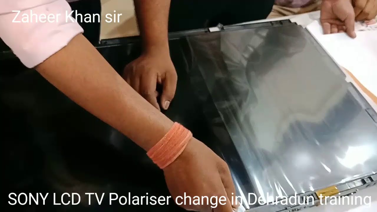 how to change polarizer film on LCD | LED Polarizer film problem