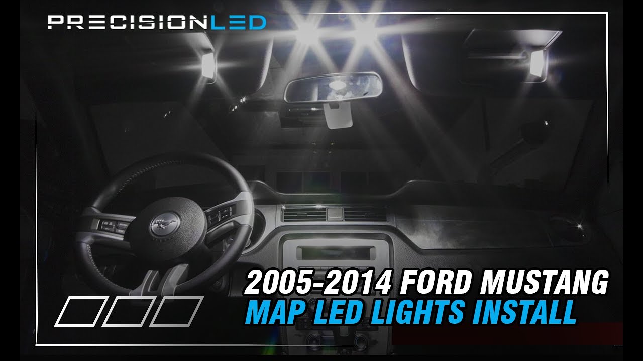 Ford Mustang Map led Lights Install - 5th Generation  2005-2014